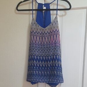 Japna Blue Asymmetrical Camisole Top